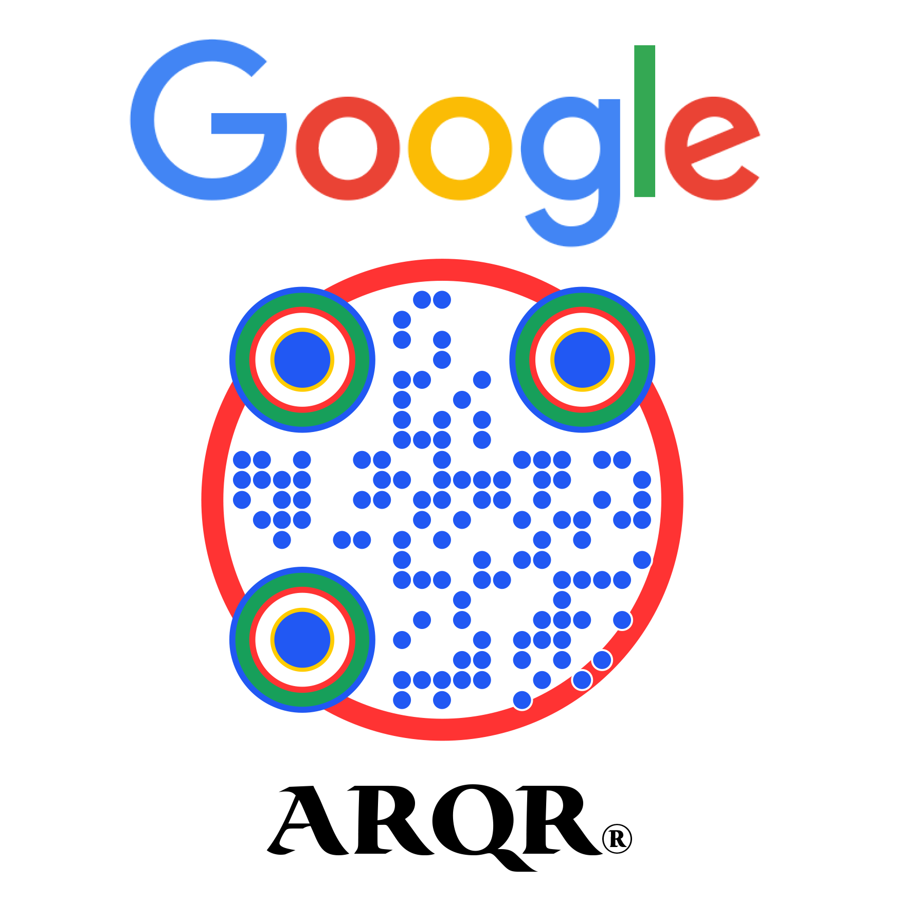 Google ARQR Code by Laird Marynick links to http://bit.ly/Gg5