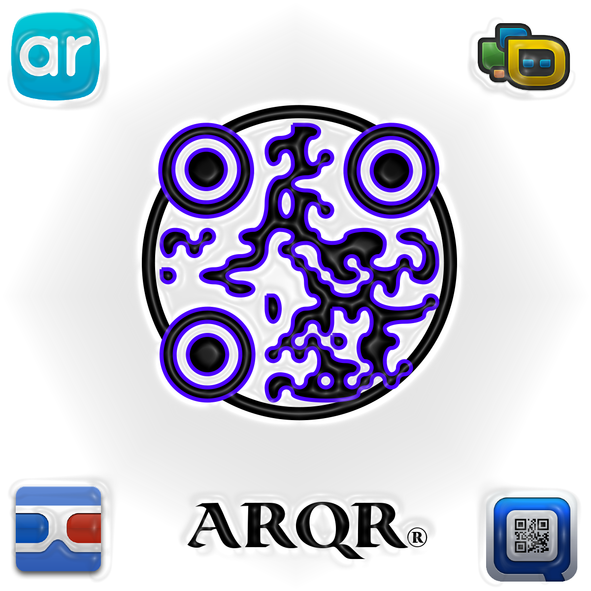 ARQR Code for apple.arqr.com by Laird Marynick